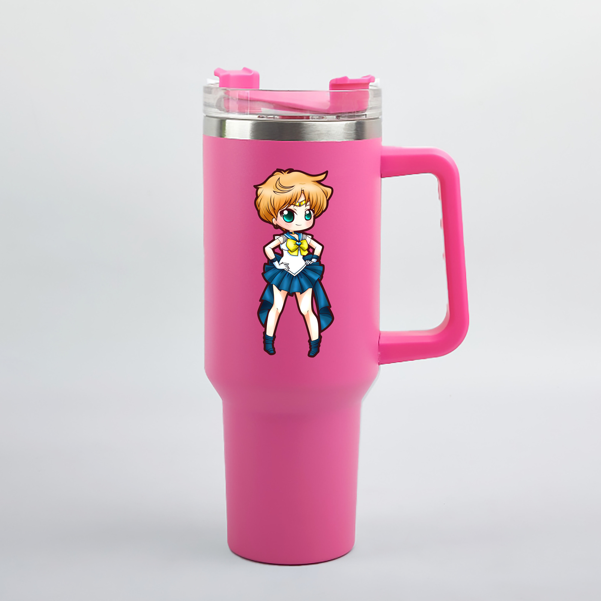 （画像用） 美少女戦士セーラームーン 天王はるか Sailor Moon Tenoh Haruka 1200mL車用タンブラー（カラープリント）